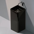 Напольная керамическая раковина Flaminia Monowash 40, black (MW40P) Напольные Квадратные