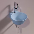 Керамическая раковина 33 см Simas WAVE, matte pervinca (WA 05) На столешницу, На тумбу, Подвесные Круглые