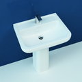 Керамическая раковина 70 см Flaminia Como 70, white (CM70L) На столешницу, На тумбу, Подвесные Прямоугольные