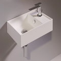 Керамічна раковина 40 см Simas Agile, matte white (AG 40) На стільницю, На тумбу, Підвісні 