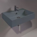 Керамічна раковина 61 см Simas Agile, matte cemento (AG 61) На стільницю, На тумбу, Підвісні 