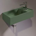 Керамическая раковина 50 см Simas Agile, matte mirto (AG 50) На столешницу, На тумбу, Подвесные Прямоугольные