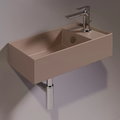 Керамическая раковина 50 см Simas Agile, matte moka (AG 50) На столешницу, На тумбу, Подвесные Прямоугольные
