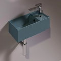 Керамічна раковина 40 см Simas Agile, matte navy (AG 20) На стільницю, На тумбу, Підвісні 