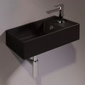 Керамічна раковина 50 см Simas Agile, matte black (AG 50) На стільницю, На тумбу, Підвісні 