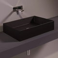 Керамічна раковина 60 см Simas Agile, matte black (AG 60) На стільницю, На тумбу 