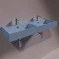 Керамическая раковина 121 cм Simas Agile, matte pervinca (AG 121D) На столешницу, На тумбу, Подвесные Прямоугольные