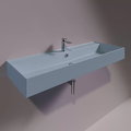 Керамическая раковина 121 cм Simas Agile, matte tela (AG 121) На столешницу, На тумбу, Подвесные Прямоугольные