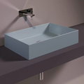 Керамическая раковина 60 см Simas Agile, matte tela (AG 60) На столешницу, На тумбу Прямоугольные