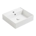 Керамическая раковина 51 см Simas Agile, glossy white (AG 51) На столешницу, На тумбу, Подвесные Прямоугольные