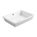 Керамічна раковина 48 см Simas Agile, glossy white (S 59) Вбудовувані знизу 