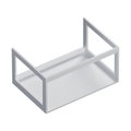 Консоль металлическая 70 см Catalano Horizon, bianco satinato (5S7550BM) Catalano Консоль