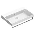 Керамическая раковина 75 см Catalano NEW ZERO, bianco lucido (175ZP00) На столешницу, На тумбу, Подвесные, Полувстраиваемые Прямоугольные
