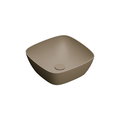 Керамическая раковина 40 см Catalano Green Lux, marrone satinato (140APGRLXMS) На столешницу, На тумбу Квадратные