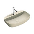 Керамическая раковина 65 см Catalano Green Lux, grigio satinato (165GRLXNGS) На столешницу, На тумбу, Полувстраиваемые Прямоугольные
