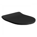 Крышка для унитаза Slim Soft Close AXA Glomp, черная матовая (319107) 