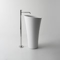 Напольная раковина Antonio Lupi TUBA, белый (Tubamood Bianco) Напольные Круглые