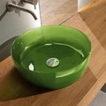 Раковина накладная 43 см Antonio Lupi Catino, салатовый (Catino43C Lime) На столешницу, На тумбу Круглые