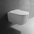 Унітаз підвісний безободковий з кришкою Antonio Lupi KOMODO, білий (Komodo1 Ceramica Lucida) Підвісні 