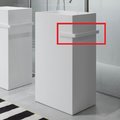 Полотенцедержатель для раковины Antonio Lupi Fold, белый (FOLDVE Bianco) Полотенцедержатели Antonio Lupi