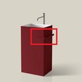 Полотенцедержатель для раковини Antonio Lupi Fold, червоний (FOLDVE Melograno) Полотенцедержателі Antonio Lupi