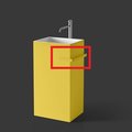Полотенцедержатель для раковины Antonio Lupi Fold, желтый (FOLDVE Mostarda) Полотенцедержатели Antonio Lupi