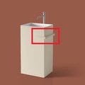 Полотенцедержатель для раковины Antonio Lupi Fold, бежевый (FOLDVE Tortora) Полотенцедержатели Antonio Lupi