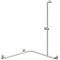 Поручень с держателем для душа Kolo Lehnen Evolution 762*1100 мм, правый (L30231171) Поручни Kolo
