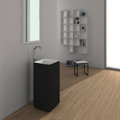 Напольная раковина iStone Cube, Matte White (WD38339) Напольные Квадратные
