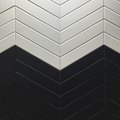 Плитка Wow Subway Lab Chevron A Graphite Matt 5*23 (101156) Для кухні, Для громадських приміщень, Для житлових приміщень, Для ванної