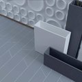 Плитка Wow Subway Lab Chevron B Ash Grey Matt 5*23 (101165) Для кухні, Для громадських приміщень, Для житлових приміщень, Для ванної