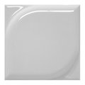 Плитка Wow Essential Leaf White Gloss 12,5*12,5 (105110) Для кухни, Для общественных помещений, Для жилых помещений, Для ванной