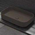 Раковина накладна 60 см Cielo Shui Comfort, коричневий (SHCOLAR60-AN) На стільницю, На тумбу 