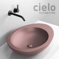 Керамическая раковина 60 см Cielo Le Giare, розовый (LGLA60-CP) На столешницу, На тумбу Овальные