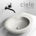 Керамическая раковина 60 см Cielo Le Giare, светло-серый (LGLA60-PM) На столешницу, На тумбу Овальные