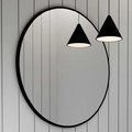 Зеркало 60 см Cielo I Catini Round, Matt Black (CASPT60-NM) Cielo Зеркала