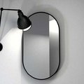 Зеркало 50 см Cielo I Catini Oval, Matt Black (CASPO-NM) Cielo Зеркала