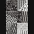 Плитка Fioranese Kintsugi Japan Mix B&amp;W 20,13 * 20,13 (KTJX201) Для кухні, Для громадських приміщень, Для житлових приміщень, Для ванної