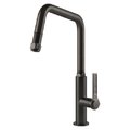Смеситель для кухни Gessi Kitchen OFFICINE, черный (60053-707) Для кухни Черный, Черный глянцевый 