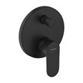 Змішувач для душу Hansgrohe Vernis Blend, чорний матовий (71466670) Для ванни, Для душа Чорний матовий