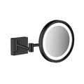 Зеркало с LED подсветкой Hansgrohe AddStoris, черный матовый (41790670) Hansgrohe Зеркала