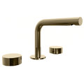 Смеситель для раковины на 3 отверстия Fantini Aboutwater AF/21, Matt British Gold PVD (27 P6 A204WF) Для раковины Золото