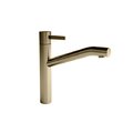Змішувач для кухні з витяжним ручним душем Fantini Aboutwater AF / 21, Matt British Gold PVD (27 P6 A753F) Для кухні Золото