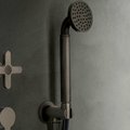 Душевой набор Fantini Icona Classic, Matt Gun Metal PVD (53 P5 R043) Душевые наборы Графит