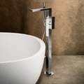 Напольный смеситель для ванны Fantini Mint, хром (34 02 F080B+3380A) Для ванны Хром
