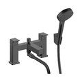 Смеситель на борт ванны Hansgrohe Vernis Shape, черный матовый (71462670) Для ванны Черный матовый