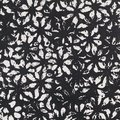 Плитка Mutina Chymia Bloom Black 30x30 (GAC23) Для кухни, Для общественных помещений, Для жилых помещений, Для ванной