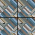 Плитка Mutina Azulej Prata Grigio 20x20 (PUA26) Для кухни, Для общественных помещений, Для жилых помещений, Для ванной