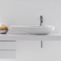 Керамічна раковина-стільниця 90 см Laufen IL BAGNO ALESSI One, білий (H8149764001041) На стільницю, На тумбу, Підвісні 