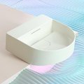 Керамічна раковина 34 см Laufen Sonar, білий (H8123400001121) На стільницю, На тумбу 